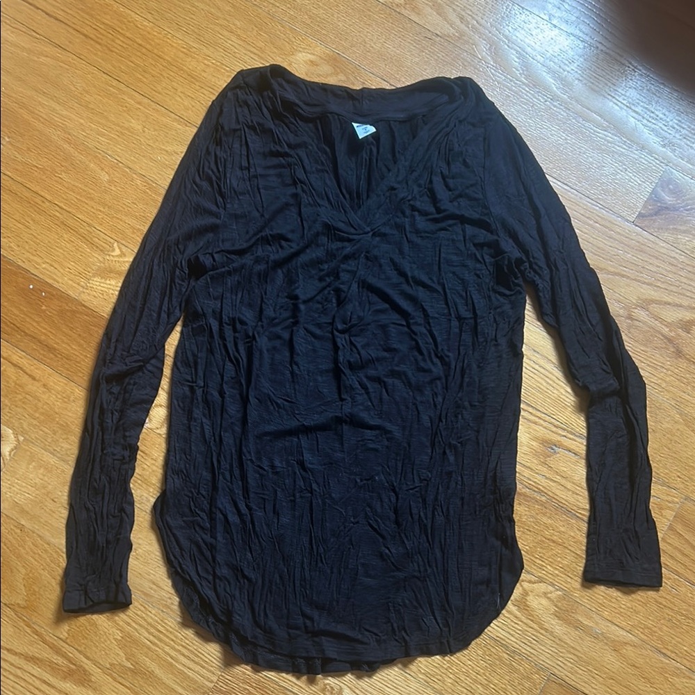 Black Long Sleeve Women's Tunic
